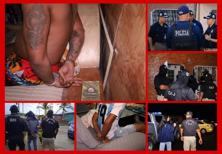 La Operación Golpe se desarrolló tras una investigación que inició en el 2023.  /  Fotocomposicipon: PN