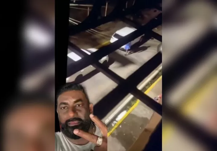 La víctima fue identificada como Alexis Guerrero, alias "Morenito".  /  Imagen: Ghettonews507pty