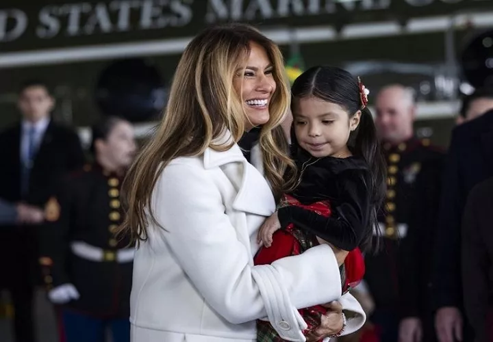 En octubre, del año pasado, Melania Trump logró el retorno de ocho niños ucranianos con sus familias y en diciembre otros siete menores. Foto. Archivo