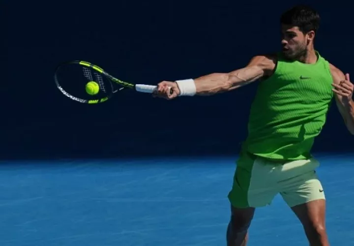 Carlos Alcaraz no ha perdido en lo que va del año. Foto: EFE