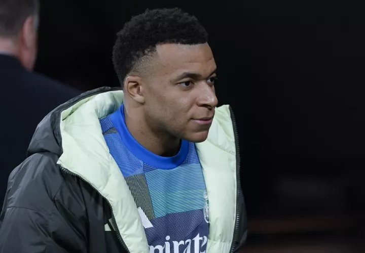 Kylian Mbappé, delantero francés que jugó para el PSG y actualmente milita en el Real Madrid. Foto: EFE