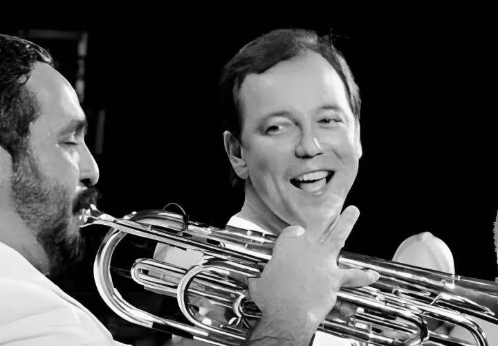 Willie Colón y Rubén Blades, leyendas de la salsa. 