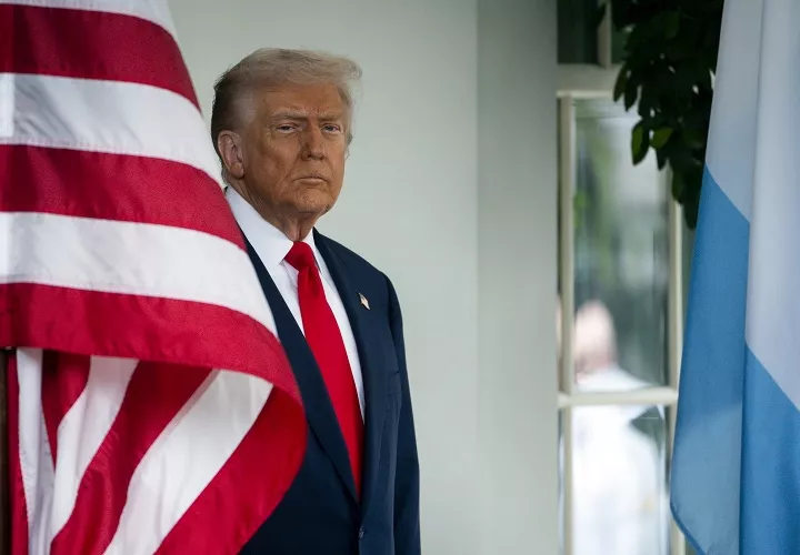 El presidente Donald Trump, hizo referencia a los actos de violencia tras la muerte de El Mencho y ello evidenció el poder real de los cárteles. Foto. Archivo