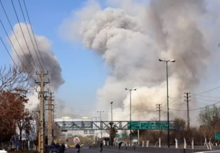 La represalia iraní ha matado en Israel a diez personas, los ataques conjuntos entre Israel y Estados Unidos se han cobrado la vida de 787 personas en Irán. Foto. EFE