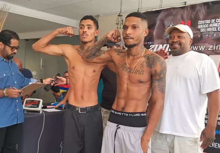 Jaime Valdespino (der.) y Jafeth Araúz. Foto: Joel González