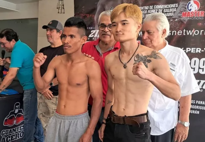 Yuki Asaka (der.) y Ezequiel Bonilla. Foto: Joel González