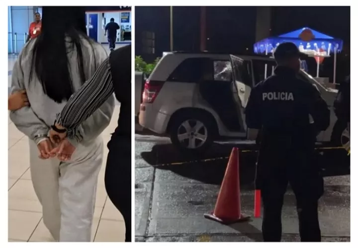 La mujer quedó a órdenes de la Fiscalía de Homicidio, para la judicialización del caso en su contra.  /  Fotocompasicón: PN y Archivo