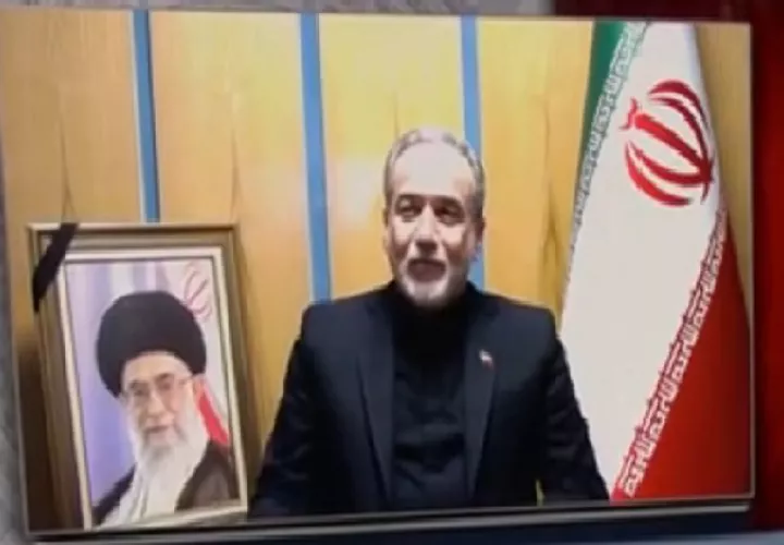 El ministro de Exteriores, Abás Araqchí, que han contenido los ataques por respeto a la desescalada solicitada. Foto. Imagen de CBS News