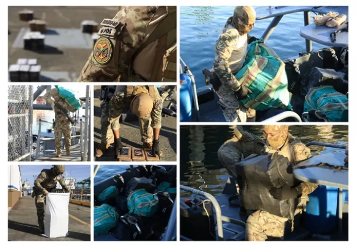 En lo que va de este año la entidad ha incautado 20.5 toneladas de sustancias ilícitas.  /  Fotos: Senan