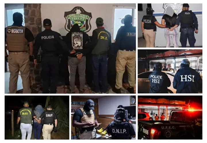 Los sospechosos fueron aprehendidos en medio de la operación “Alborada”.  /  Fotos: PN