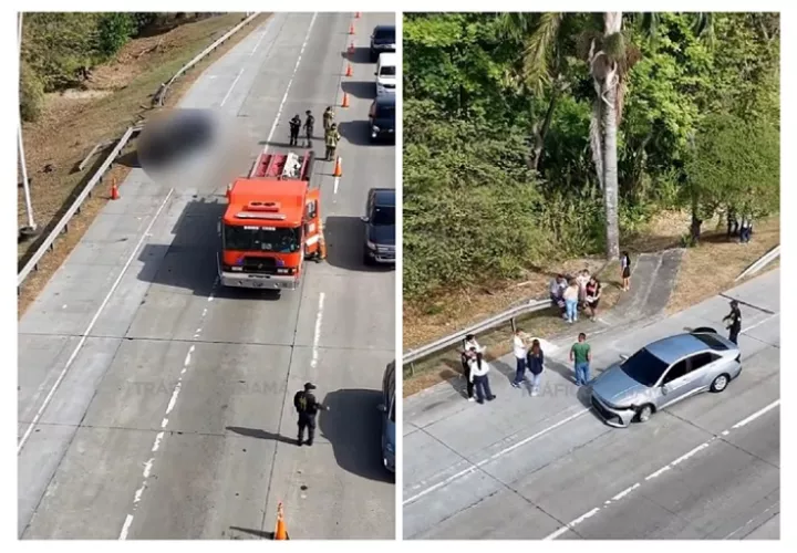 La investigación determinará cuál de los dos conductores involucrados tuvo la culpa.  /  Fotos; TraficoCpanama
