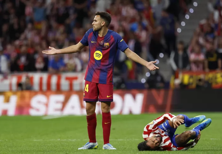 Barcelona se acerca al título: Eric García celebra victoria clave contra Atlético.