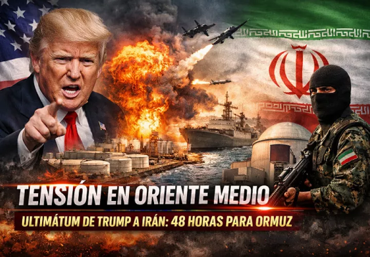 Trump lanza ultimátum a Irán y crece la tensión en el estrecho de Ormuz. /Foto: EFE