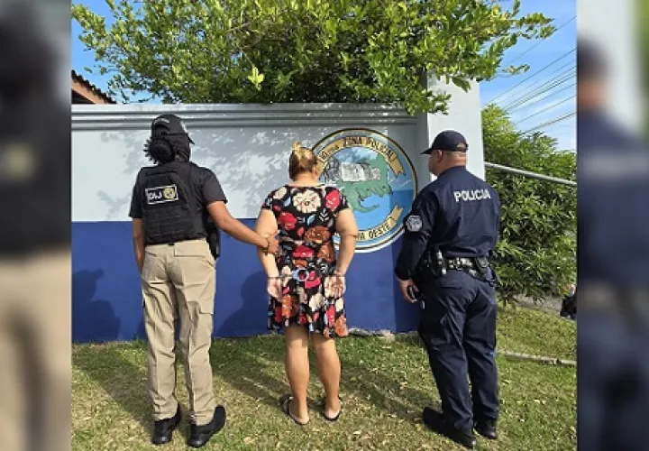 La mujer será presentada ante un juez de garantías para la judicialización del caso.  /  Foto: PN