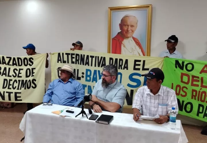 La agrupación solicita suspender el proyecto, se instale una mesa técnica y se observe como alternativa utilizar el río Bayano, no el río Indio. Foto. Diómedes Sánchez