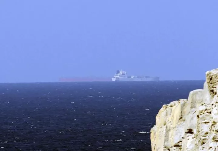 Vistas del Estrecho de Ormuz. Foto: EFE