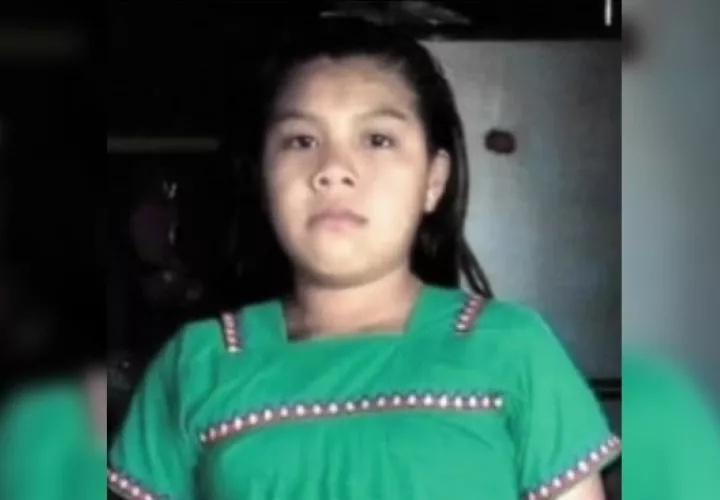 Desaparecida: Yamileth Santos Cires, de 13 años.  /  Foto: MP