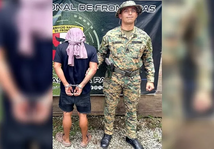 Luego de su detención, el ciudadano fue puesto de inmediato a disposición de las autoridades judiciales. /  Foto: Senafront