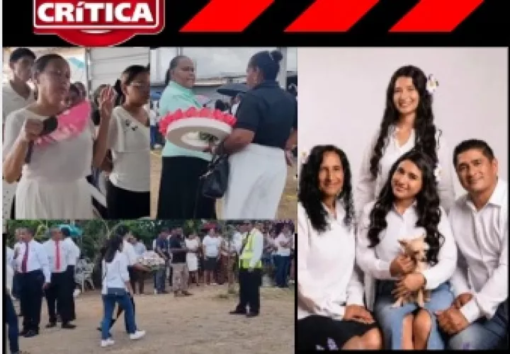  Benjamín López, su esposa Celideth Reina y sus hijas Eimye y Zuly murieron en un accidente de tránsito el pasado sábado. 