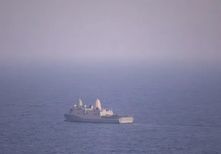 La apertura del estrecho de Ormuz es un elemento clave en las negociaciones. Foto. @CETCOM