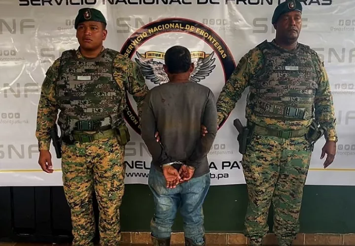El ciudadano fue puesto a órdenes de la autoridad competente.  /  Foto: Senafront