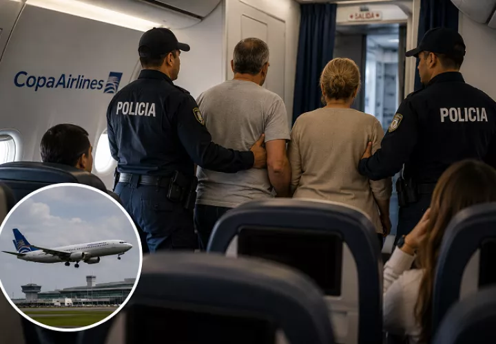 Reporteros narran incidente íntimo en avión de Copa Airlines rumbo a Rosario. 
