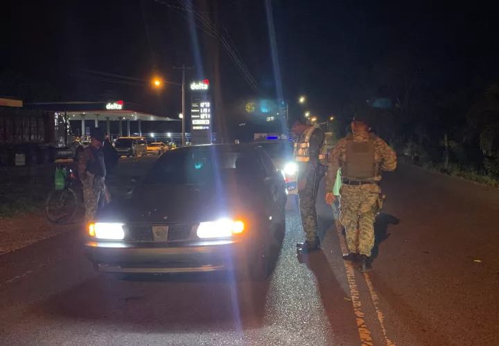 Unidades del Senafront realizan un férreo operativo para dar con los responsables