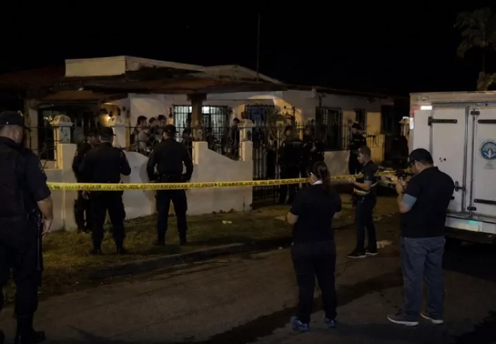 Vista del lugar en donde fueron asesinados tres hombres en  Chagres de Chilibre.  /  Imagen: elnorte507informando
