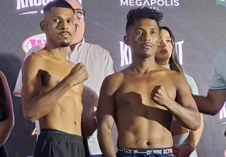 Carlos 'Gallero' Rodríguez (i) y Leroy Estrada.