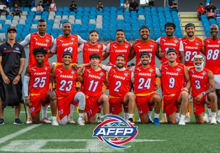 Selección Masculina de Flag Football de Panamá. Foto: AFFP