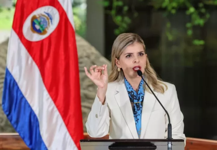 Laura Fernández, presidenta de Costa Rica. /Foto: EFE