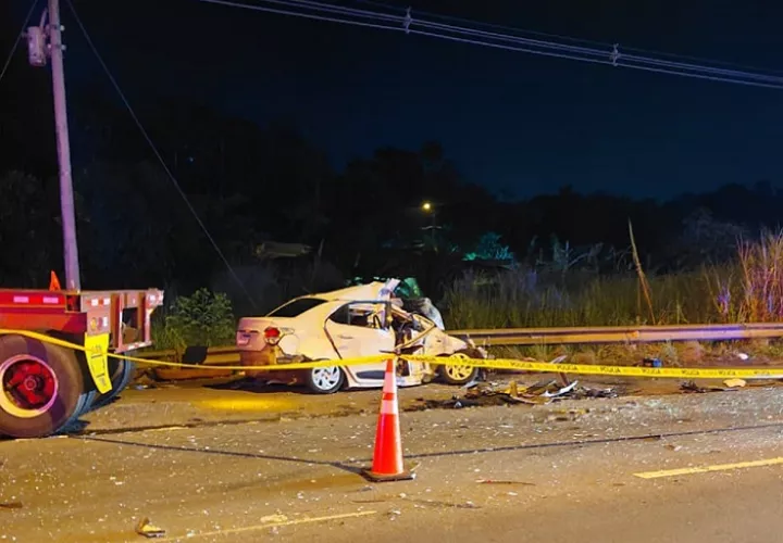 La víctima falleció en el lugar del accidente.  /  Foto: Eric Montenegro