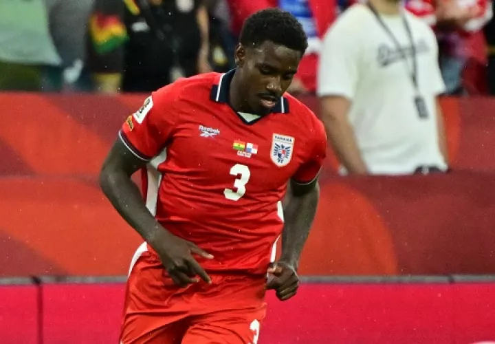 José Córdoba, defensor de Panamá. Foto: EFE