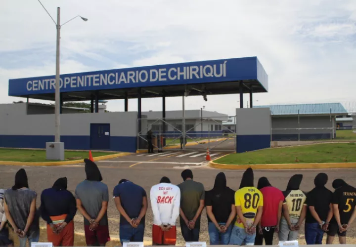 Tanto los condenados como los imputados fueron remitidos a la cárcel de Chiriquí.  /  Ftomontaje