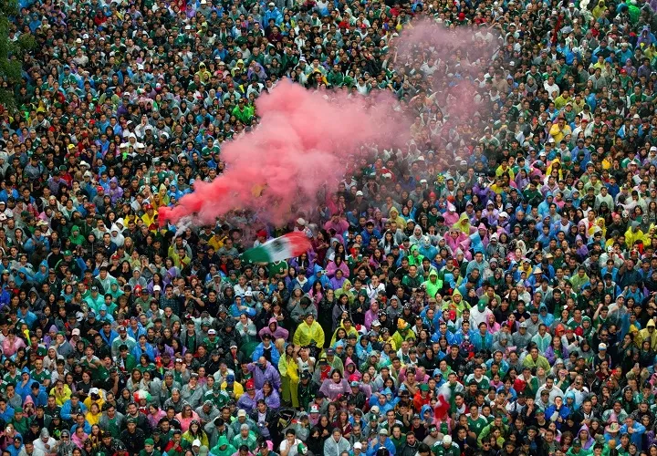 El torneo mundialista, torneo le devolvió a México beneficios, tan solo en la capital, de 1,301 millones de dólares y 1,1 millones de turistas.  Foto. EFE