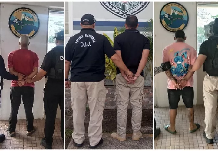 Los indiciados mantenían orden de aprehensión tras ser interpuestas las respectivas denuncias por las víctimas. /  Fotos: PN