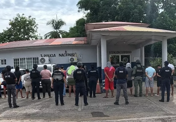 Los detenidos quedaron a órdenes de la Fiscalía de Drogas.  /  Foto: PGN