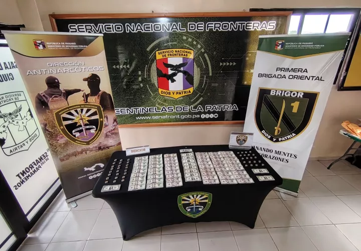 Tanto el ciudadano aprehendido como los indicios fueron puestos a órdenes de la Fiscalía de Drogas de la provincia de Darién. Foto: Cortesía