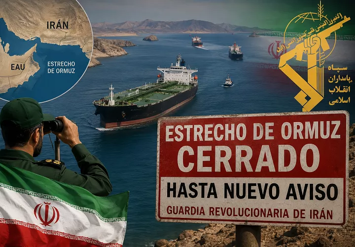 Irán endurece su postura en el Golfo Pérsico. /Imagen: IA