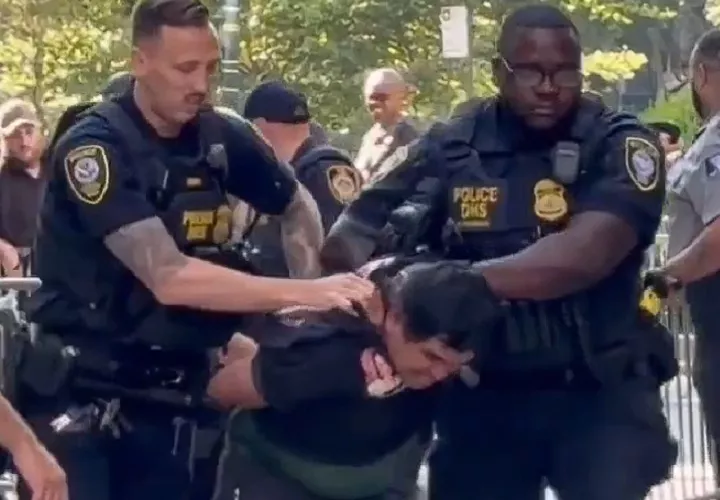 La Policía de Nueva York declaró que estaba "inspeccionando el carrito que el sospechoso llevaba consigo", el cual, según indicaron, contenía fuegos artificiales y rifles de aire comprimido. 