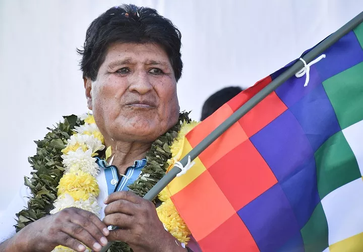 Evo Morales permanece desde octubre de 2024 en el Trópico de Cochabamba (centro), su bastión político y sindical,  Foto. EFE