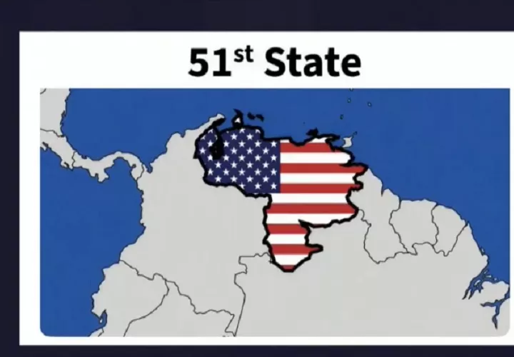 Donald Trump en varias oportunidades ha señalado que desea convertir a Venezuela en el estado 51. Foto. redes