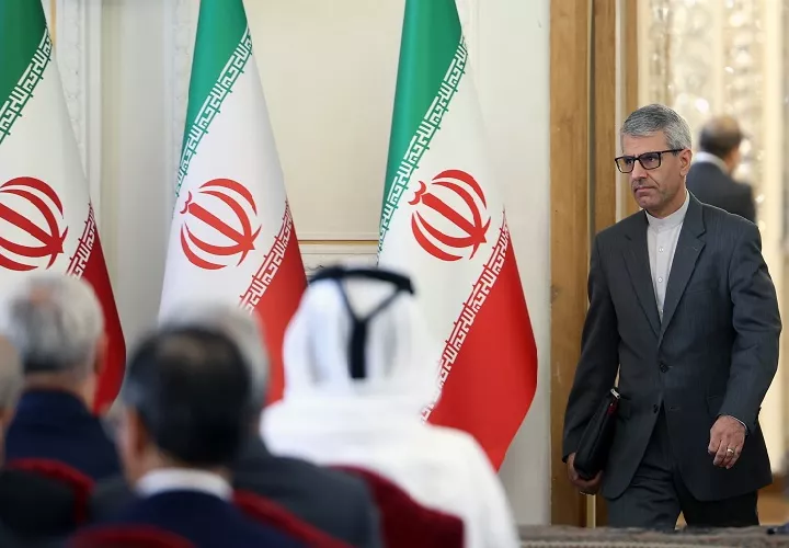 el portavoz del Ministerio iraní de Exteriores, Ismail Bagaei, aseguró este lunes que la República Islámica actualmente no mantiene negociaciones con Estados Unidos y afirmó que las cuestiones relacionadas con Washington serán analizadas y decididas en función de los acontecimientos futuros. Foto. EFE