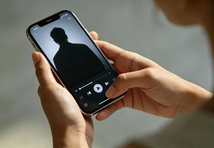 En el celular había varios videos incriminatorios. /  Imagen generada con IA