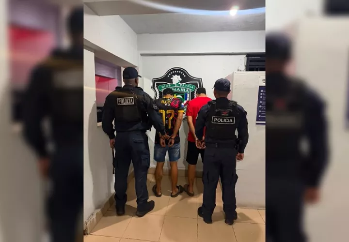 El sospechoso fue aprehendido en el punto de control de la Y de Nuevo San Juan.  /  Foto: Diómedes Sánchez