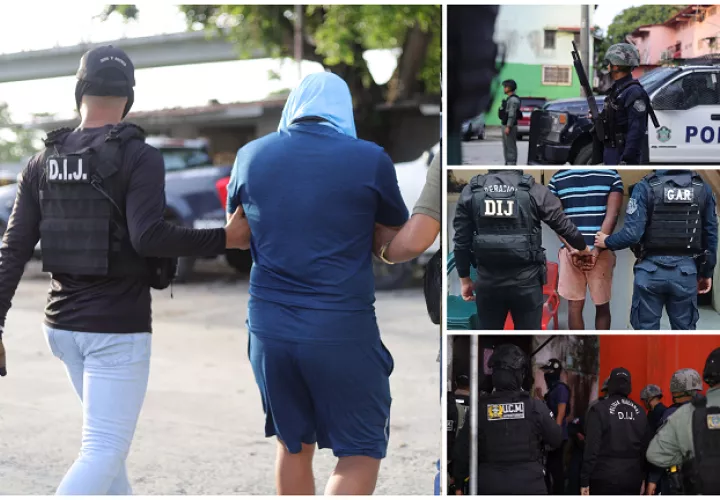 Todos mantenían condenas en su contra y estaban prófugos desde el año 2023.  /  Fotos: PN