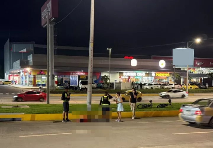 El hecho ocurrió pasadas las 7:15 de la noche de ayer, jueves.  /  Foto: TraficoCpanama