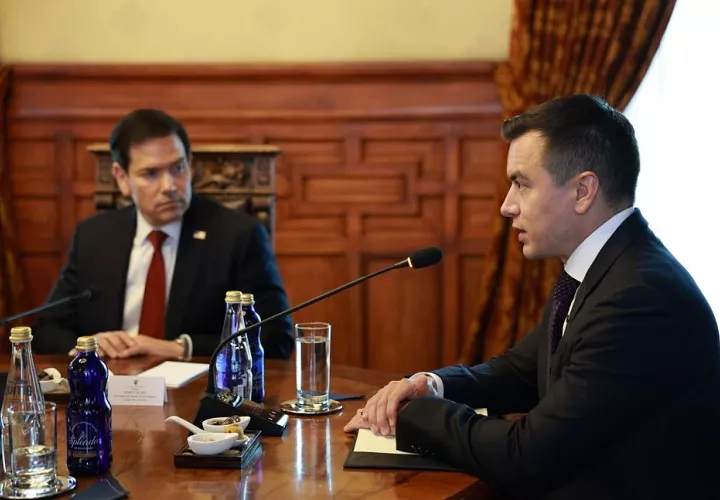 Marco Rubio anticipó que la Administración de Trump pedirá al Congreso la aprobación para destinar otros 45 millones de dólares a afianzar la lucha contra el crimen organizado en Ecuador y confirmó una partida exclusivamente de 10 millones de dólares para combatir a la minería ilegal, "que se está robando la riqueza del país". Foto. @Presidencia_Ec