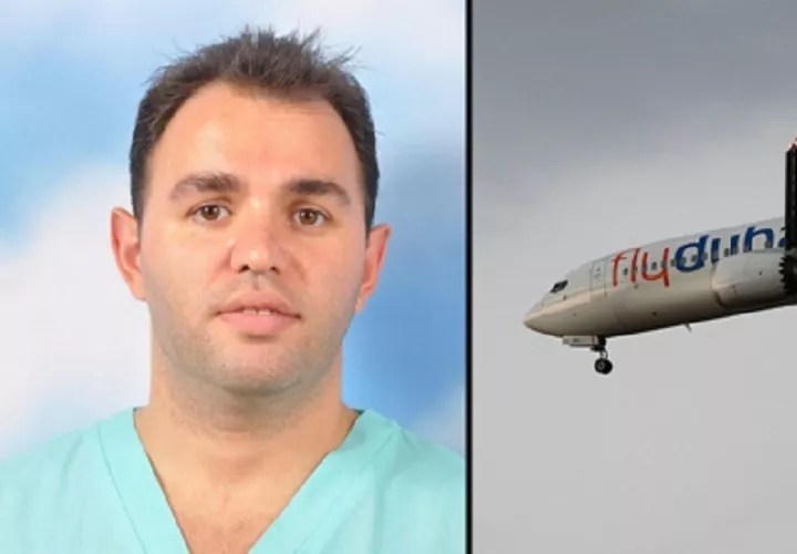 El Dr. Shota Musaieb, se encargó de tratar al piloto indio Smit Machchhar. Foto. @IsraelMFA