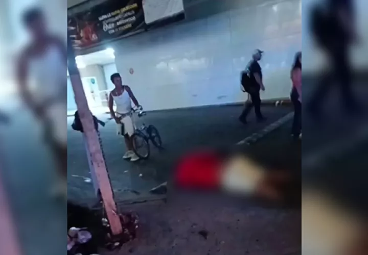 Ambas víctimas fallecieron en la escena.  /  Captura de video